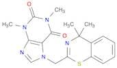 1H-Purine-2,6-dione, 7-[(4,4-dimethyl-4H-1,3-benzothiazin-2-yl)methyl]-3,7-dihydro-1,3-dimethyl-