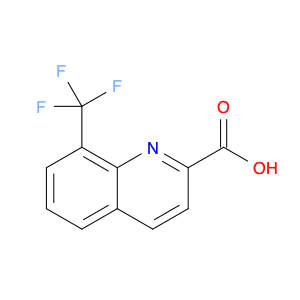 2-Quinolinecarboxylic acid, 8-(trifluoromethyl)-