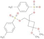 (3,3-Dimethoxy-1-([(4-methylbenzenesulfonyl)oxy]methyl)cyclobutyl)methyl 4-methylbenzene-1-sulfona…