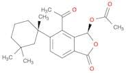 1(3H)-Isobenzofuranone,4-acetyl-3-(acetyloxy)-5-[(1S)-1,3,3-trimethylcyclohexyl]-, (3S)-
