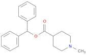4-Piperidinecarboxylic acid, 1-methyl-, diphenylmethyl ester