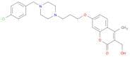 2H-1-Benzopyran-2-one, 7-[3-[4-[(4-chlorophenyl)methyl]-1-piperazinyl]propoxy]-3-(hydroxymethyl)-4…