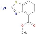 4-Benzothiazolecarboxylic acid, 2-amino-, methyl ester