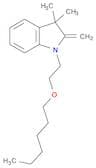 1H-Indole, 1-[2-(hexyloxy)ethyl]-2,3-dihydro-3,3-dimethyl-2-methylene-