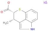 2H-Thiopyrano[4,3,2-cd]indole-2-carboxylicacid, 3,5-dihydro-3-methyl-, sodium salt (1:1), (2R,3S)-