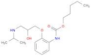 Carbamic acid, [2-[2-hydroxy-3-[(1-methylethyl)amino]propoxy]phenyl]-, pentyl ester (9CI)