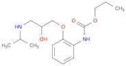 Carbamic acid,[2-[2-hydroxy-3-[(1-methylethyl)amino]propoxy]phenyl]-, propyl ester (9CI)