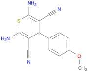 2,6-Diamino-4-(4-methoxyphenyl)-4H-thiopyran-3,5-dicarbonitrile