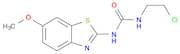 Urea, N-(2-chloroethyl)-N'-(6-methoxy-2-benzothiazolyl)-