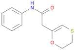 1,4-Oxathiin-2-acetamide, 5,6-dihydro-N-phenyl-