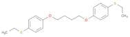 Benzene, 1,1'-[1,4-butanediylbis(oxy)]bis[4-(ethylthio)- (9CI)