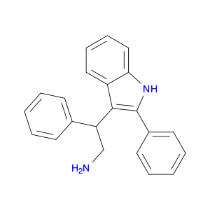 2-phenyl-2-(2-phenyl-1H-indol-3-yl)ethan-1-amine