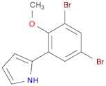 1H-Pyrrole, 2-(3,5-dibromo-2-methoxyphenyl)-