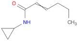 N-Cyclopropylhex-2-enamide
