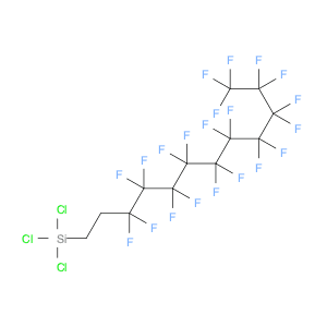 Silane, trichloro(3,3,4,4,5,5,6,6,7,7,8,8,9,9,10,10,11,11,12,12,12-heneicosafluorododecyl)-