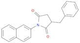 2,5-Pyrrolidinedione,1-(2-naphthalenyl)-3-(phenylmethyl)-