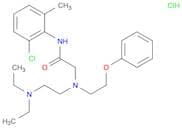 Acetamide, N-(2-chloro-6-methylphenyl)-2-[[2-(diethylamino)ethyl](2-phenoxyethyl)amino]-, hydrochl…