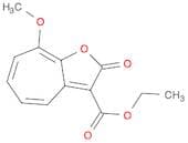 2H-Cyclohepta[b]furan-3-carboxylic acid, 8-methoxy-2-oxo-, ethyl ester