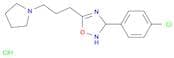 1,2,4-Oxadiazole, 3-(4-chlorophenyl)-2,3-dihydro-5-[3-(1-pyrrolidinyl)propyl]-, hydrochloride (1:1)