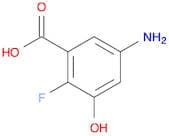 5-Amino-2-fluoro-3-hydroxybenzoic acid