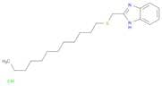 1H-Benzimidazole, 2-[(dodecylthio)methyl]-, hydrochloride (1:1)