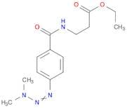 b-Alanine,N-[4-(3,3-dimethyl-1-triazenyl)benzoyl]-, ethyl ester (9CI)