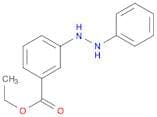 Benzoic acid, 3-(2-phenylhydrazinyl)-, ethyl ester