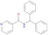 3-Pyridinecarboxamide, N-(diphenylmethyl)-