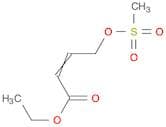 2-Butenoic acid, 4-[(methylsulfonyl)oxy]-, ethyl ester
