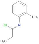 Propanimidoyl chloride, N-(2-methylphenyl)-