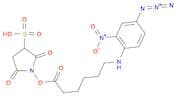 2,5-Dioxo-3-sulfo-1-pyrrolidinyl 6-[(4-azido-2-nitrophenyl)amino]hexanoate