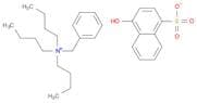 Benzenemethanaminium, N,N,N-tributyl-, 4-hydroxy-1-naphthalenesulfonate (1:1)
