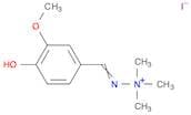 Hydrazinium, 2-[(4-hydroxy-3-methoxyphenyl)methylene]-1,1,1-trimethyl-, iodide (1:1)