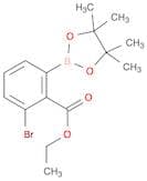 Benzoic acid, 2-bromo-6-(4,4,5,5-tetramethyl-1,3,2-dioxaborolan-2-yl)-, ethyl ester
