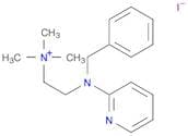 Ethanaminium, N,N,N-trimethyl-2-[(phenylmethyl)-2-pyridinylamino]-, iodide (1:1)