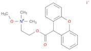 Ethanaminium, N-methoxy-N,N-dimethyl-2-[(9H-xanthen-9-ylcarbonyl)oxy]-, iodide (1:1)