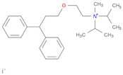 2-Propanaminium, N-[2-(3,3-diphenylpropoxy)ethyl]-N-methyl-N-(1-methylethyl)-, iodide (1:1)