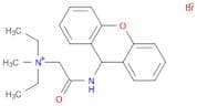 Ethanaminium,N,N-diethyl-N-methyl-2-oxo-2-(9H-xanthen-9-ylamino)-, bromide (1:1)