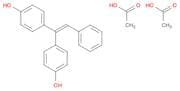 Phenol, 4,4'-(phenylethenylidene)bis-, diacetate (9CI)