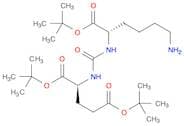 L-Glutamic acid, N-[[[(1S)-5-amino-1-[(1,1-dimethylethoxy)carbonyl]pentyl]amino]carbonyl]-, 1,5-bi…