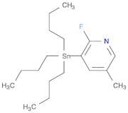 Pyridine, 2-fluoro-5-methyl-3-(tributylstannyl)-