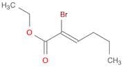 2-Hexenoic acid, 2-bromo-, ethyl ester, (2Z)-