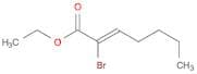2-Heptenoic acid, 2-bromo-, ethyl ester, (2Z)-