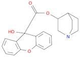 9H-Xanthene-9-carboxylicacid, 9-hydroxy-, 1-azabicyclo[2.2.2]oct-3-yl ester