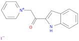 Pyridinium,1-[2-(1H-indol-2-yl)-2-oxoethyl]-, iodide (1:1)