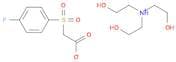 Acetic acid, [(4-fluorophenyl)sulfonyl]-, compd. with 2,2',2''-nitrilotris[ethanol] (1:1) (9CI)