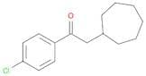 Ethanone, 1-(4-chlorophenyl)-2-cycloheptyl-