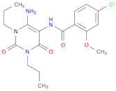 N-(6-Amino-2,4-dioxo-1,3-dipropyl-1,2,3,4-tetrahydropyrimidin-5-yl)-4-chloro-2-methoxybenzamide