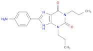 1H-Purine-2,6-dione, 8-(4-aminophenyl)-3,9-dihydro-1,3-dipropyl-