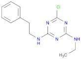 1,3,5-Triazine-2,4-diamine, 6-chloro-N2-ethyl-N4-(2-phenylethyl)-